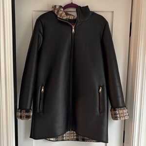 Black and Brown Leather Jackets with Tailored Fit